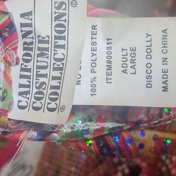 Disco 70s Haloween costume size Medium/ Large - Picture 6 of 6